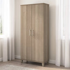 Somer Tall Storage Cabinet with Doors and Shelves by 