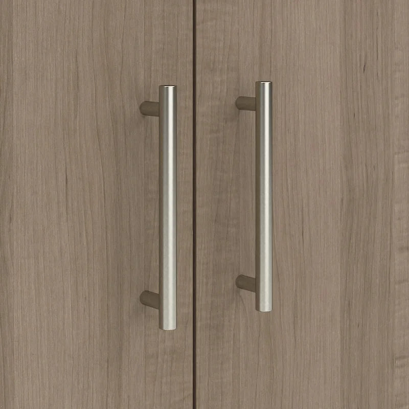 Armoire de rangement haute avec portes et étagères