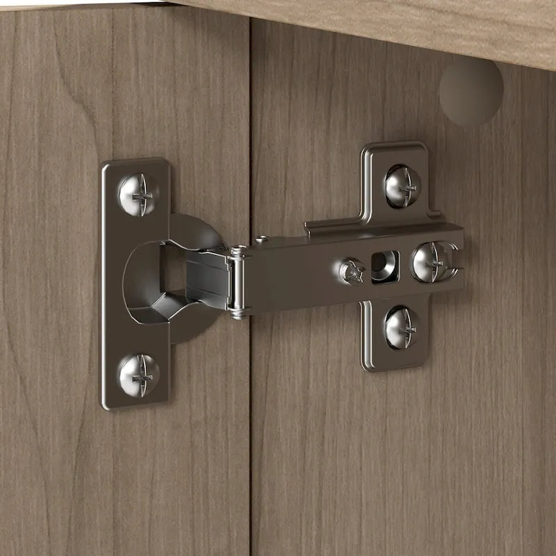 Armoire de rangement haute avec portes et étagères