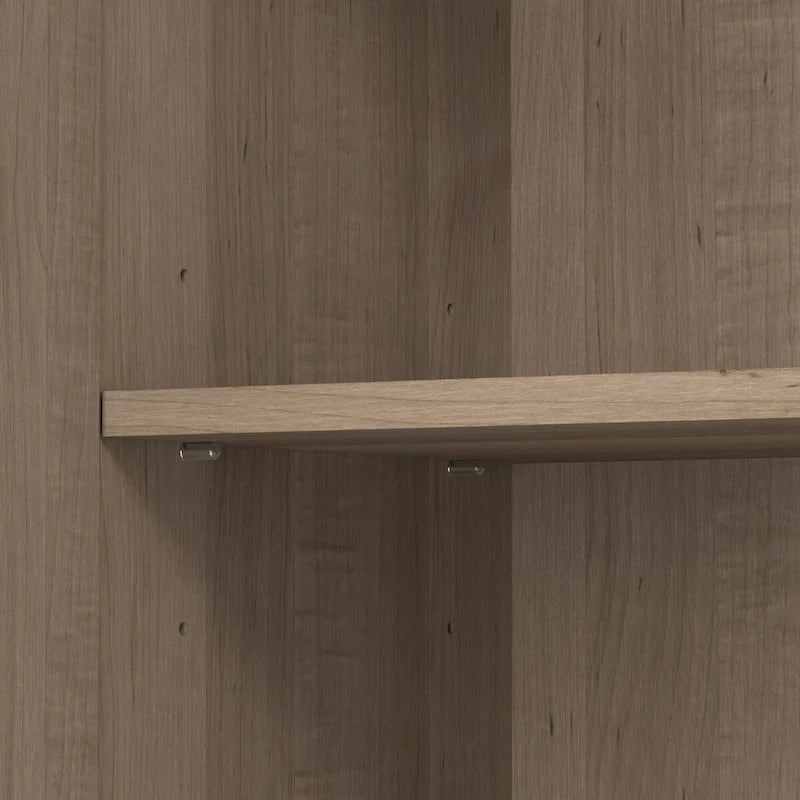 Armoire de rangement haute avec portes et étagères