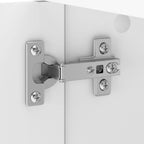 Armoire de rangement haute avec portes et étagères
