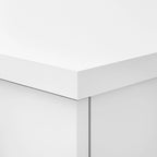 Armoire de rangement haute avec portes et étagères