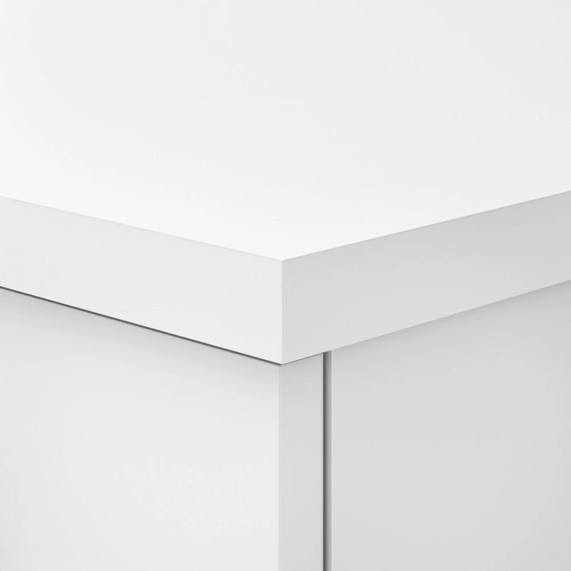 Armoire de rangement haute avec portes et étagères