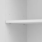Armoire de rangement haute avec portes et étagères